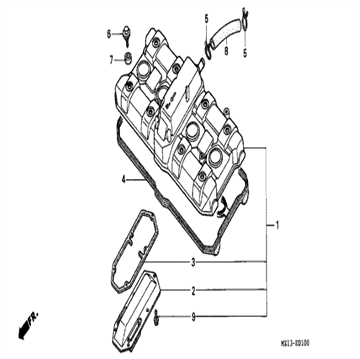 Bolt Hex, 8x49, 90106-KS6-700 , Honda